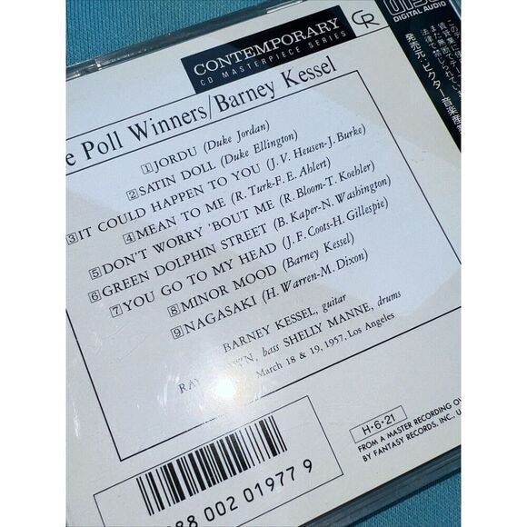 Poll Winners by Kessel, Barney / Manne, Shelly / Brown, Ray (CD, 1991) - Picture 4 of 5